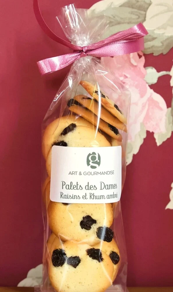 Palets des dames raisins et rhum ambré