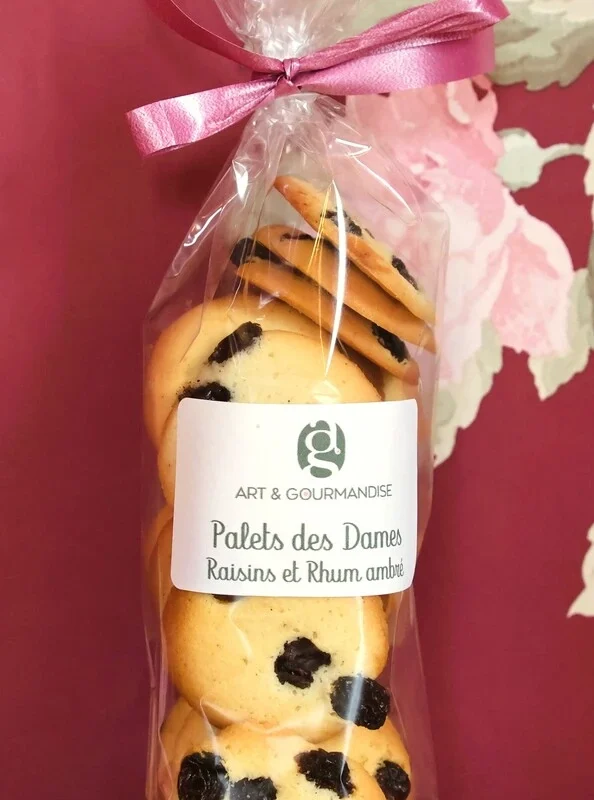 Palets des dames raisins et rhum ambré