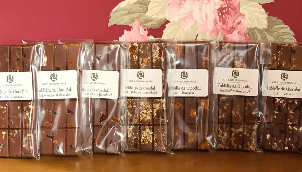 Tablette de chocolat au lait