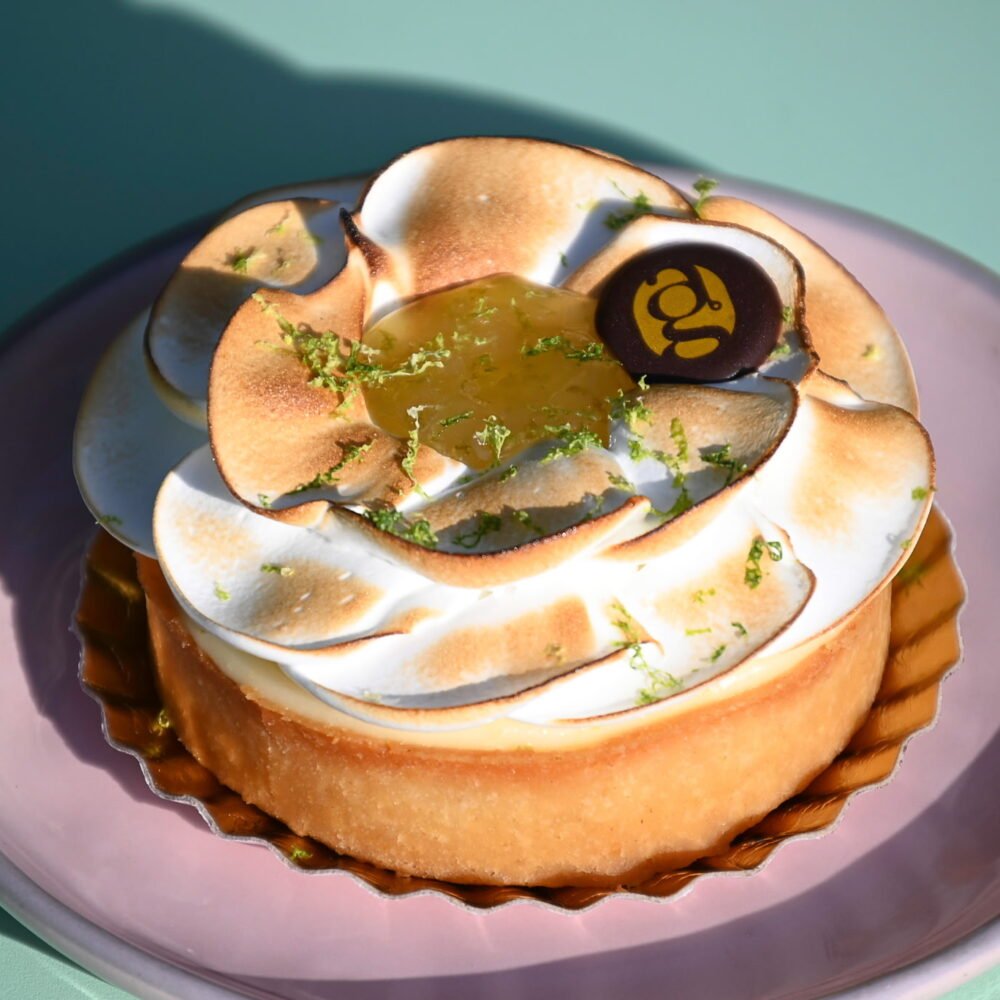 Tarte fleur de citron meringuée