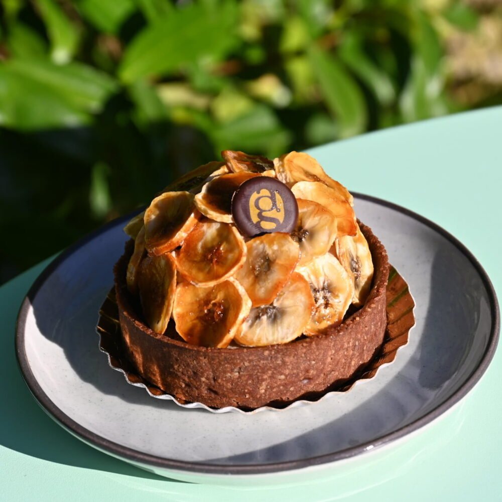 Tarte banane chocolat