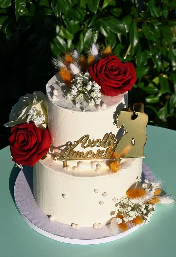 wedding cake design mariage 30 personnes
